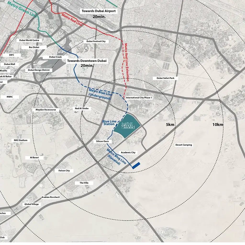 Nakheel Green Wood Connectivity Image