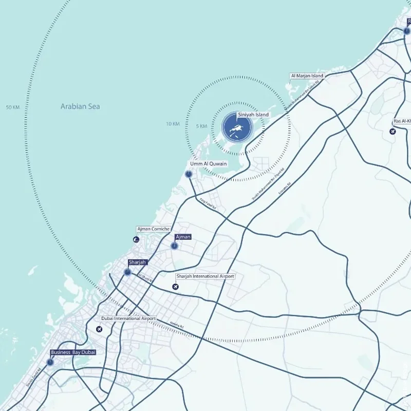 Siniya Beachfront Villas Connectivity Image