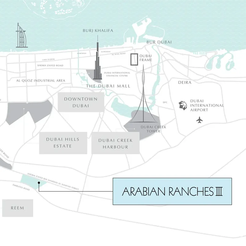 Emaar Standalone Villas Connectivity Image