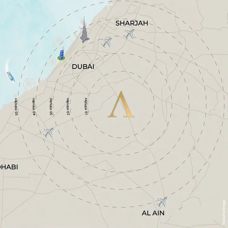 Arabian Hills Estate Phase 2 Connectivity Image