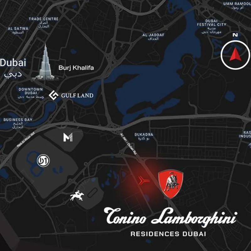 Tonino Lamborghini Residences Connectivity Image