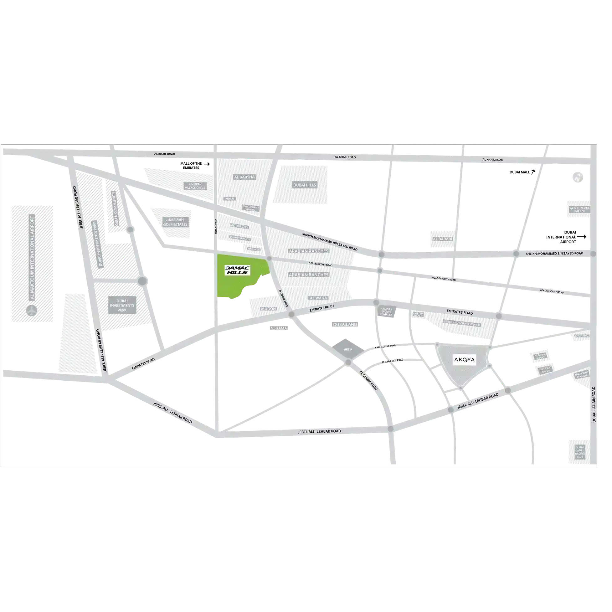 Damac Veneto Villas Connectivity Image
