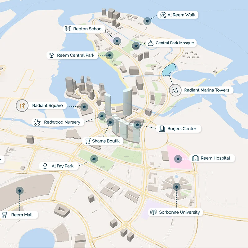 Radiant Marina Towers Connectivity Image