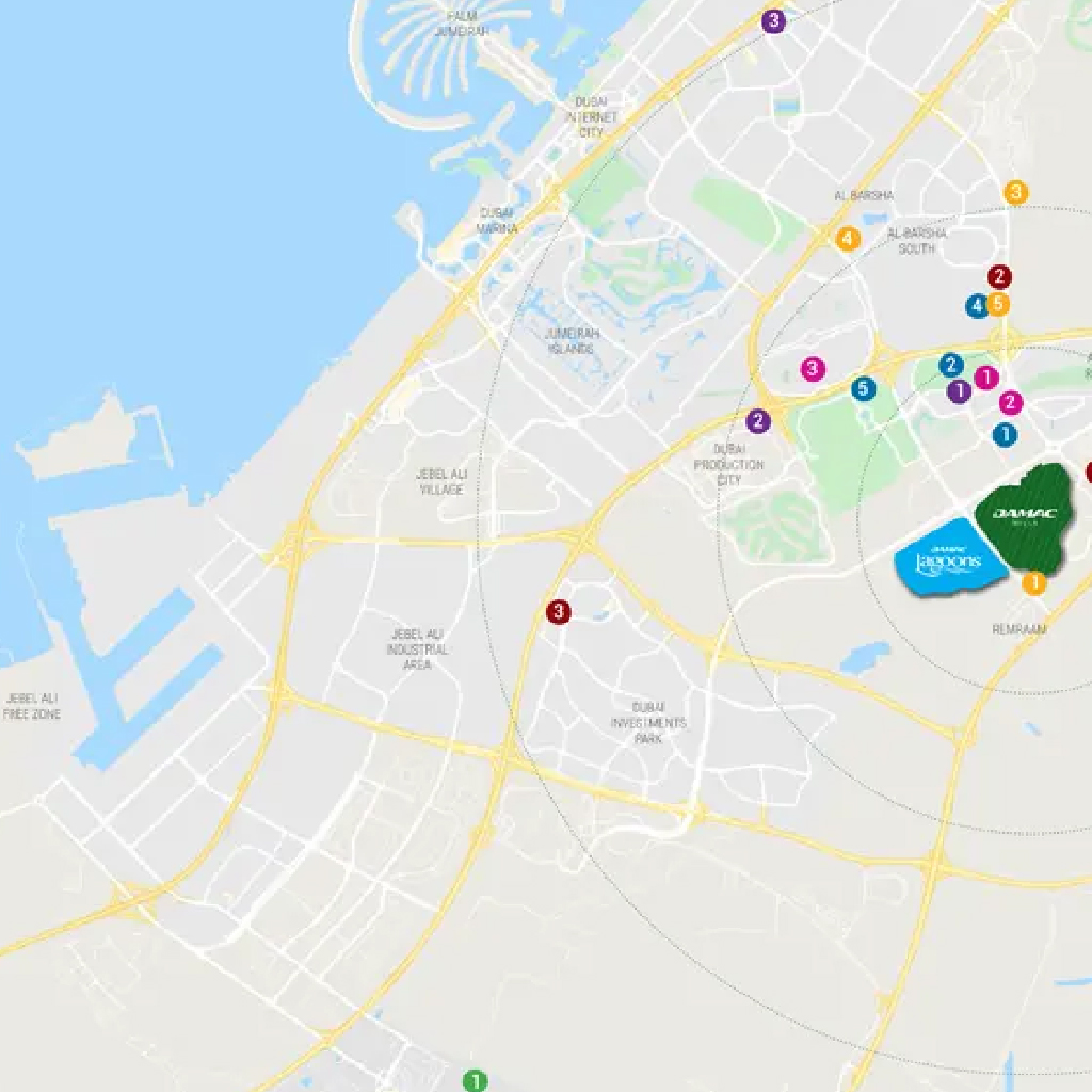 DAMAC Lagoon Views 2 Connectivity Image