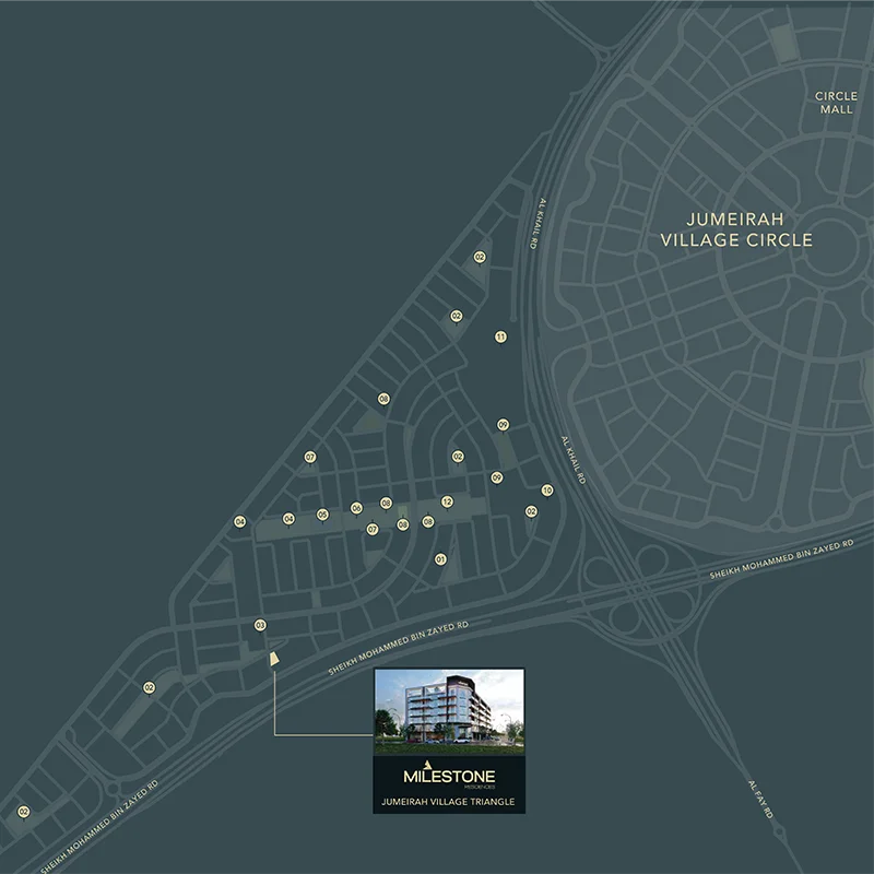 Milestone Residences Location Image
