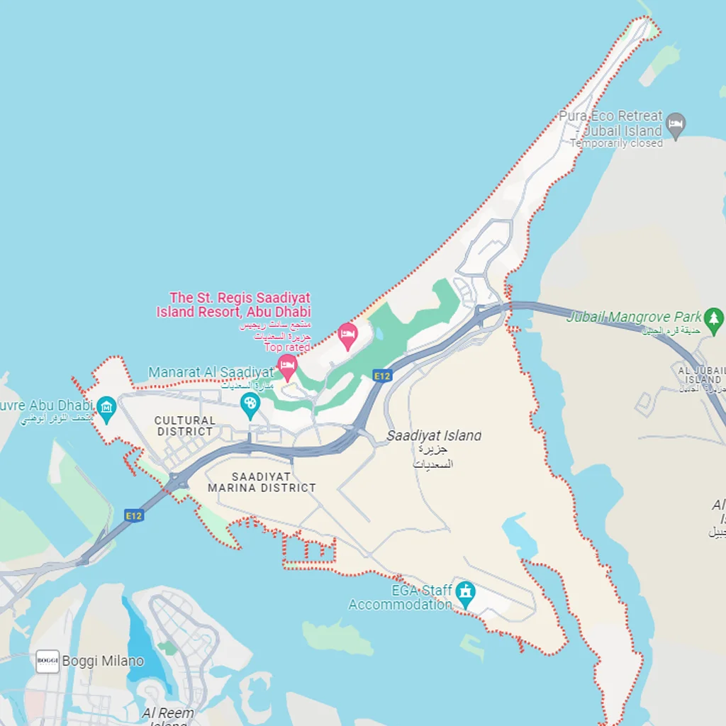 Aldar Nobu Residences Location Image