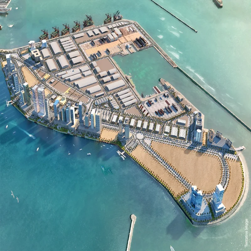 Damac Seacrest Location Image