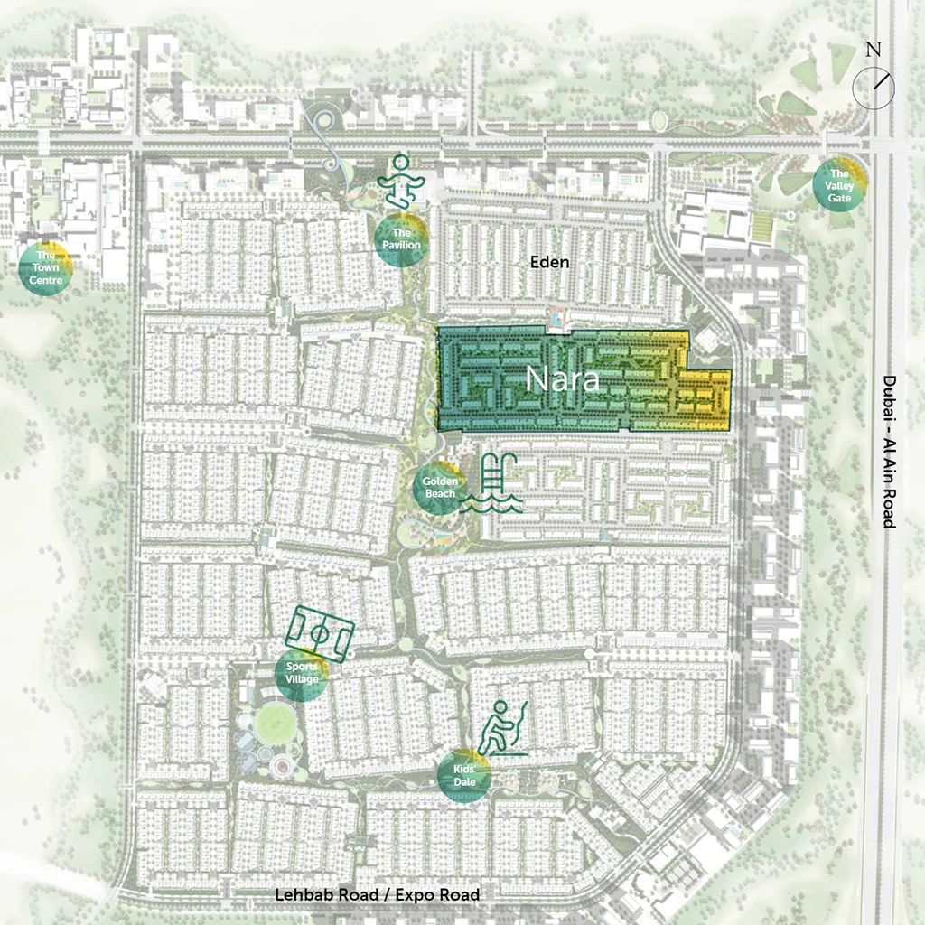 Emaar Nara 2 Location Image