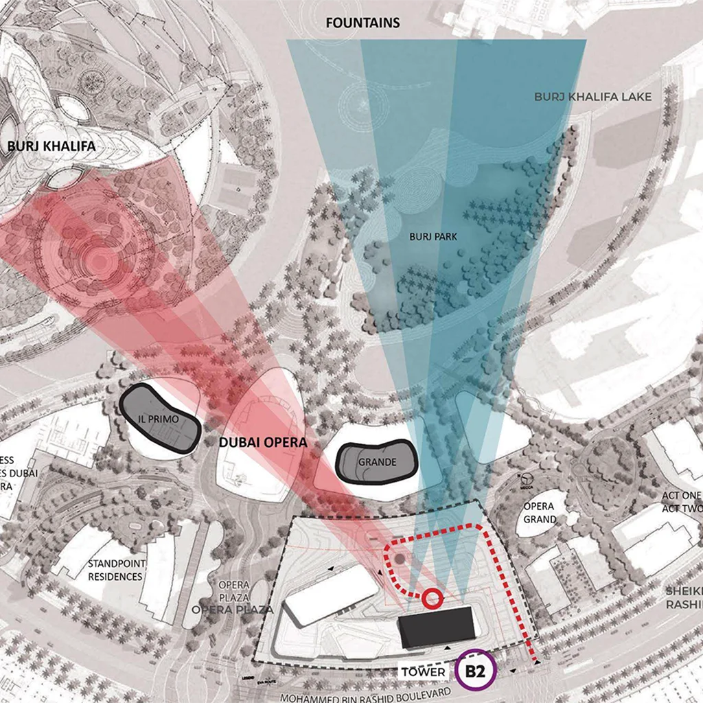 Emaar St Regis The Residences Location Image