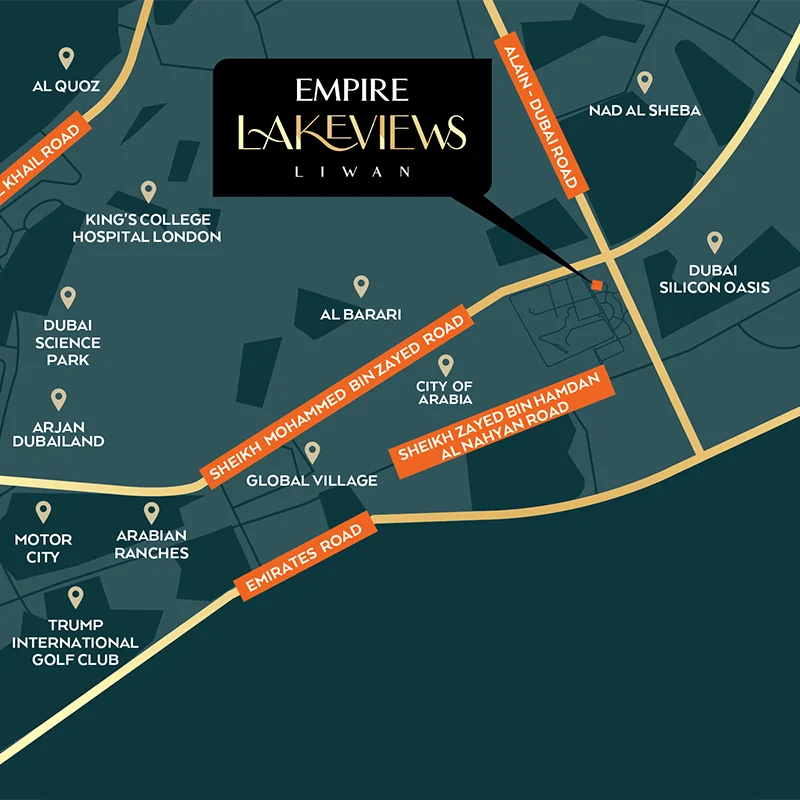Empire LakeViews Location Image