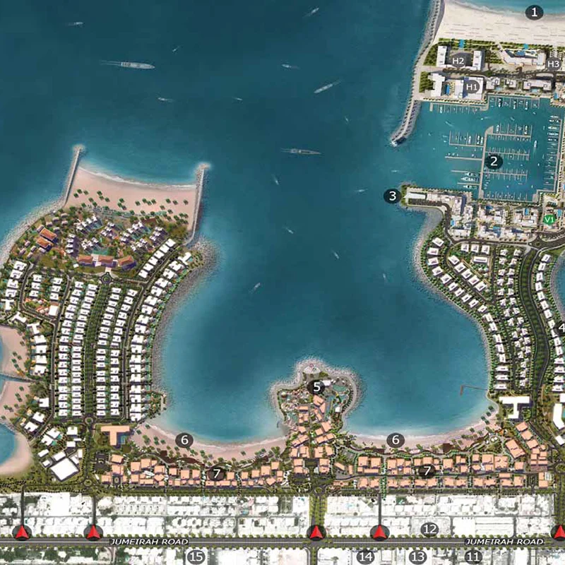 Meraas La Voile Residences Location Image