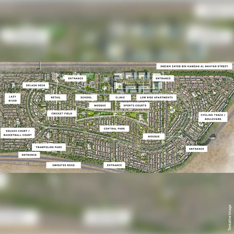 Emaar Standalone Villas Location Image
