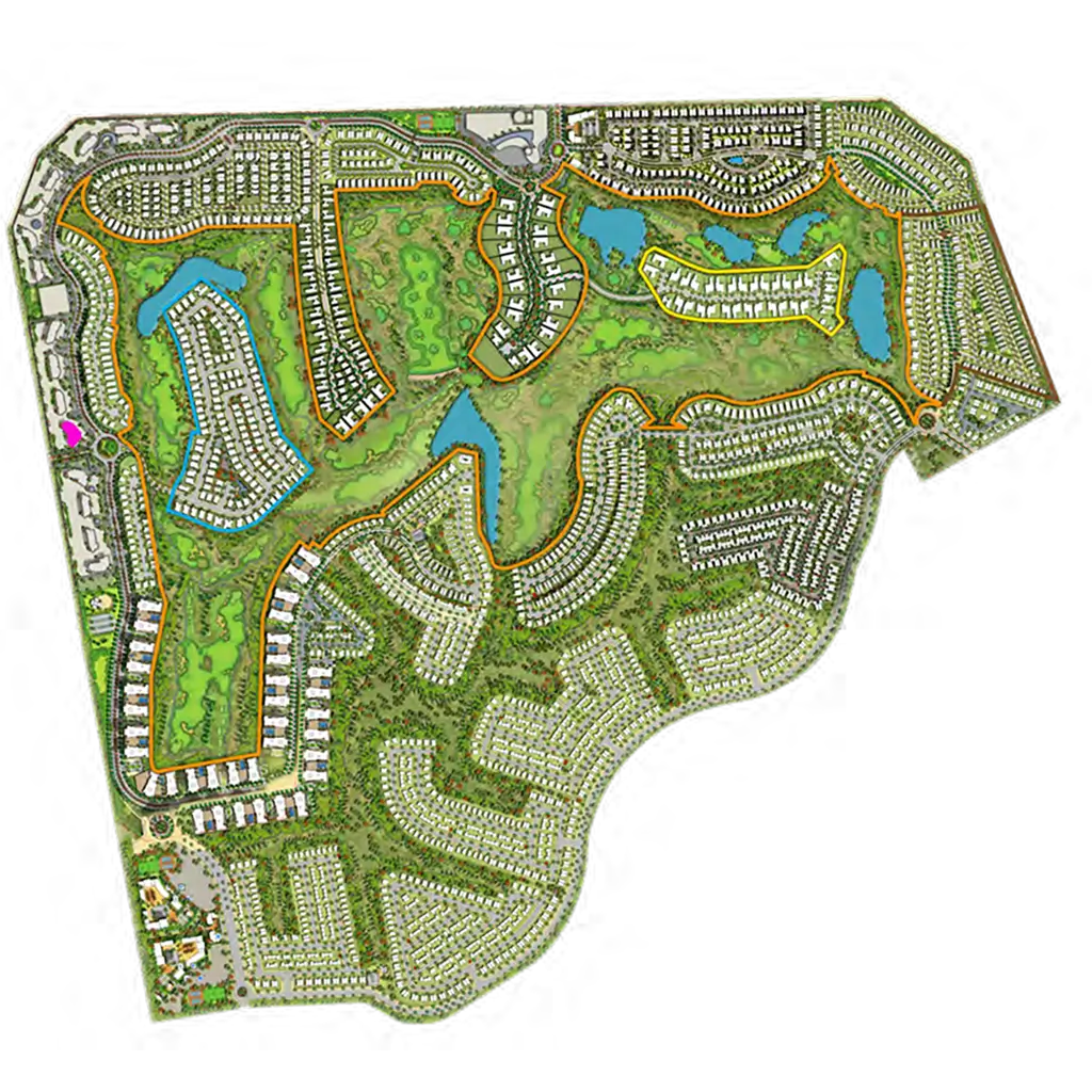 Damac Veneto Villas Location Image