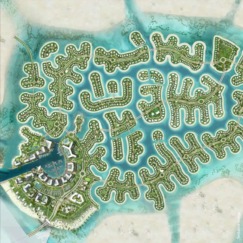 Ramhan Islands Villas Phase 5 Location Image