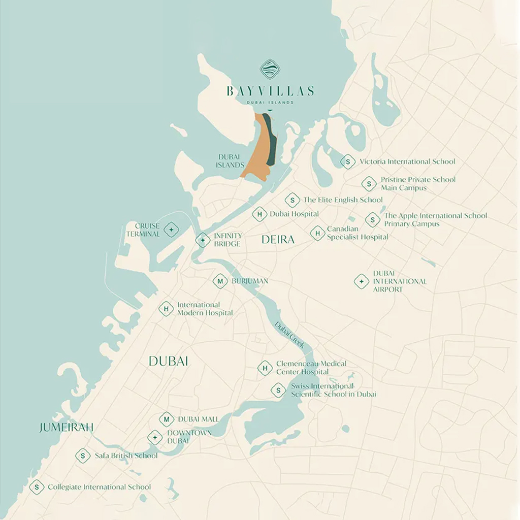 Nakheel Bay Villas Connectivity Image