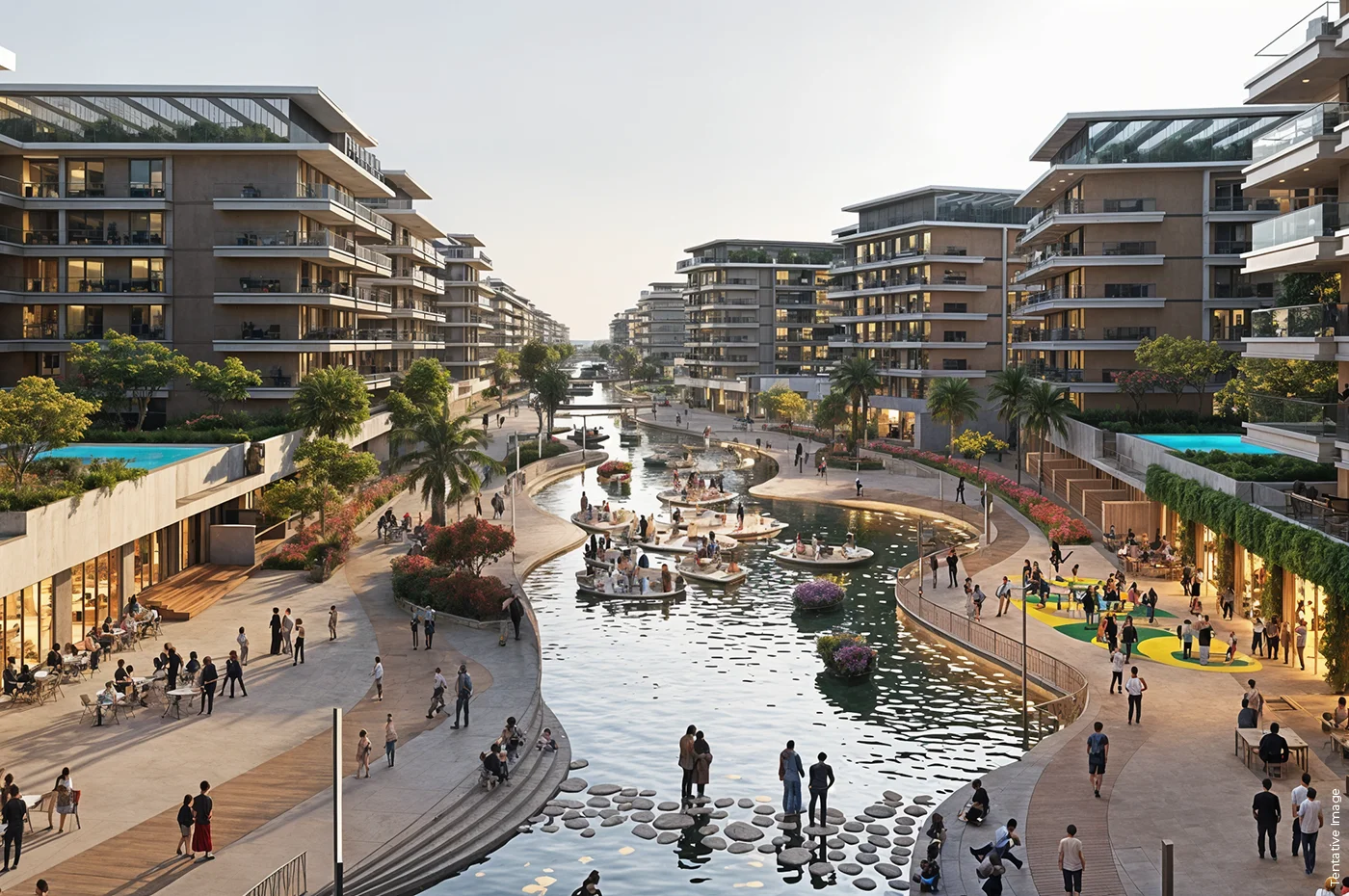 Riverside Views Indigo 2 Image