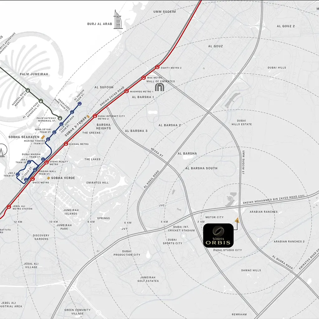 Sobha Orbis Connectivity Image