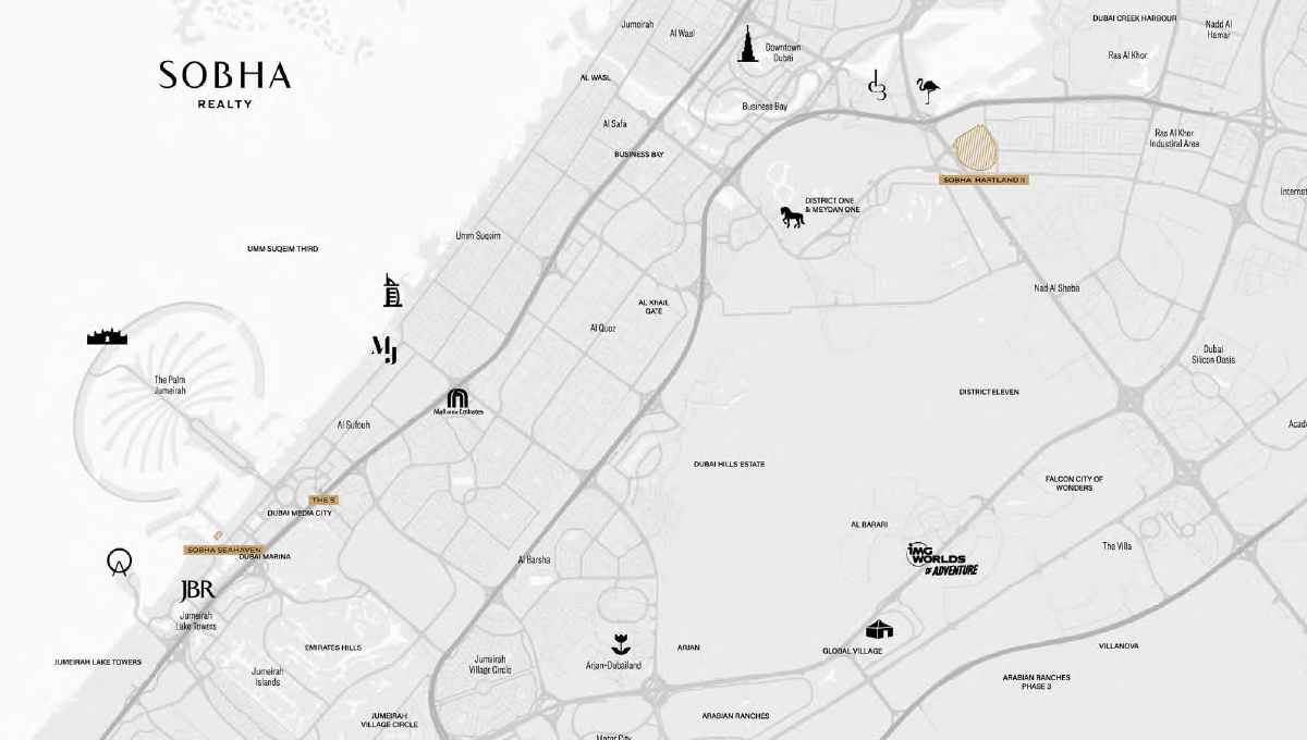Sobha The Luxury Collection Connectivity Image