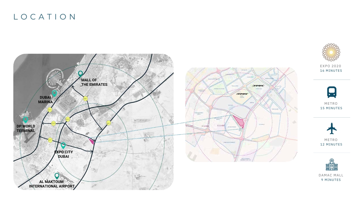 DAMAC Water Vein Connectivity Image