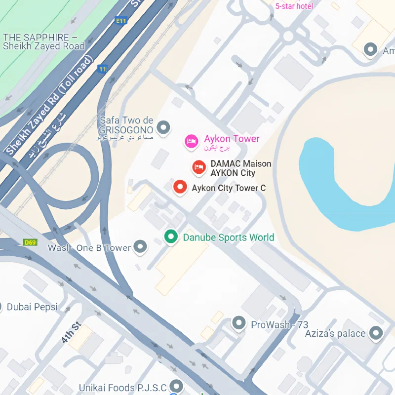 Damac AYKON City Tower C Connectivity Image
