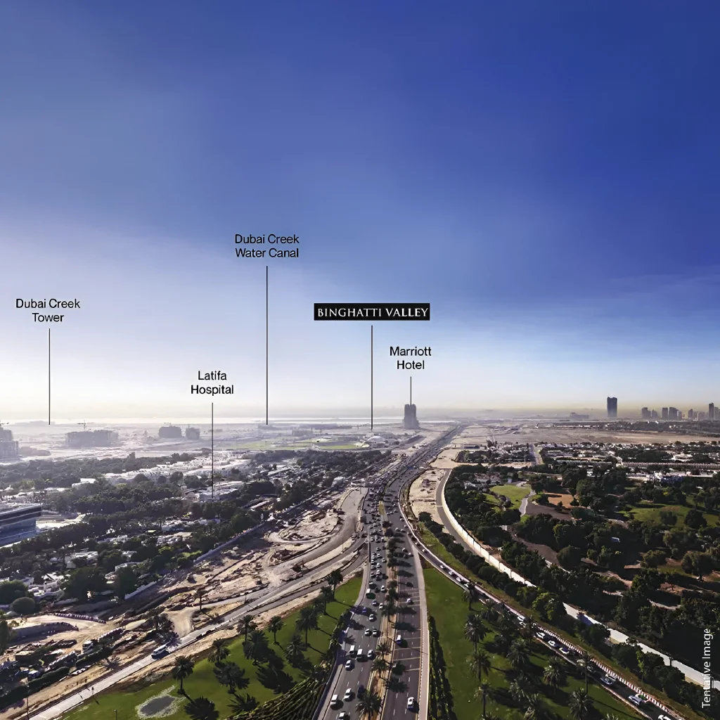 Binghatti Valley Connectivity Image