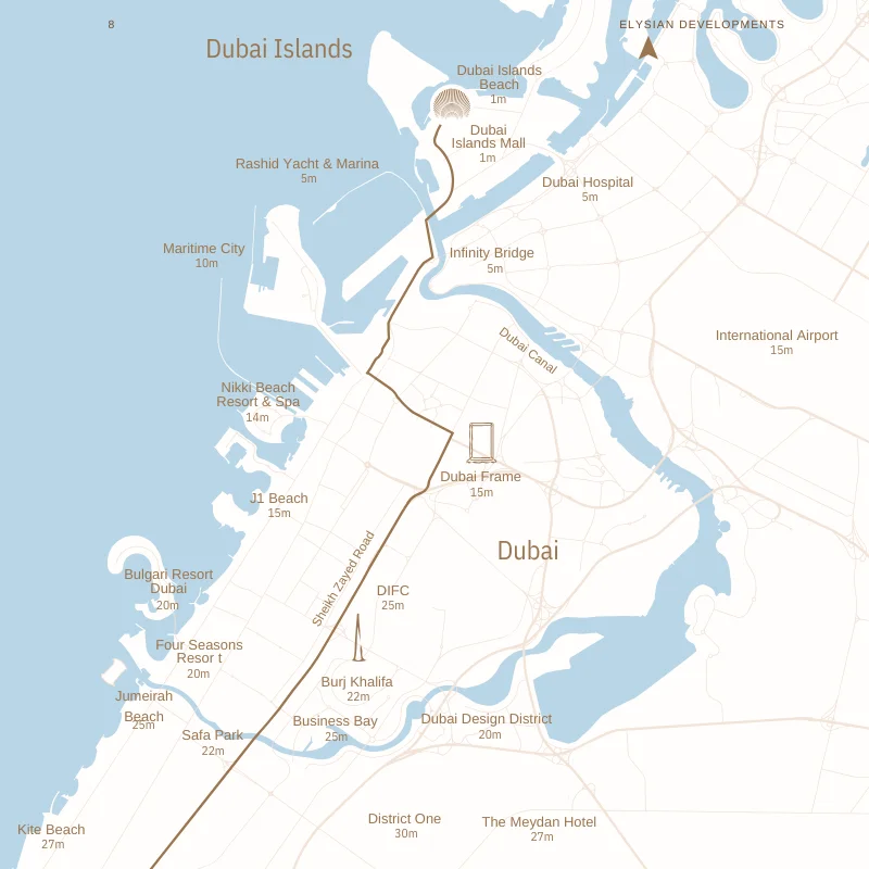 Esme Beach Residences Connectivity Image