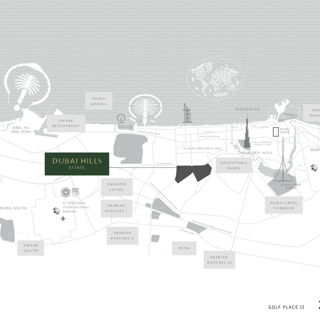 Emaar Golf Place II Connectivity Image