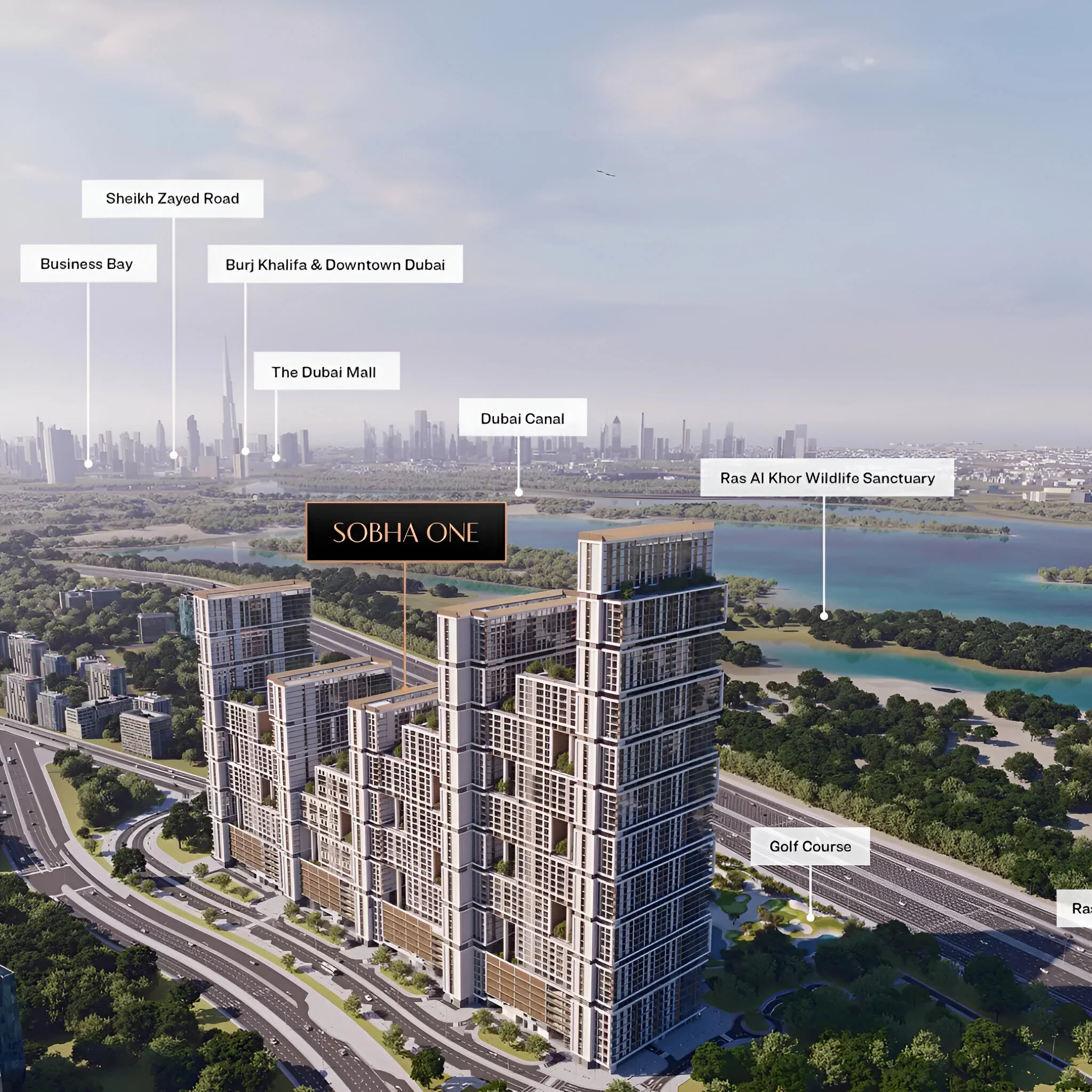 Sobha Golf Ridges Connectivity Image