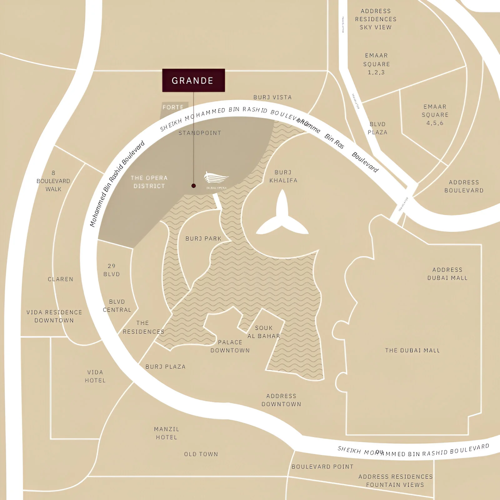 Emaar Grande Connectivity Image