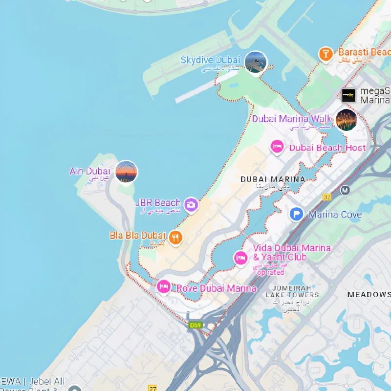 Sobha Marina Tower Connectivity Image