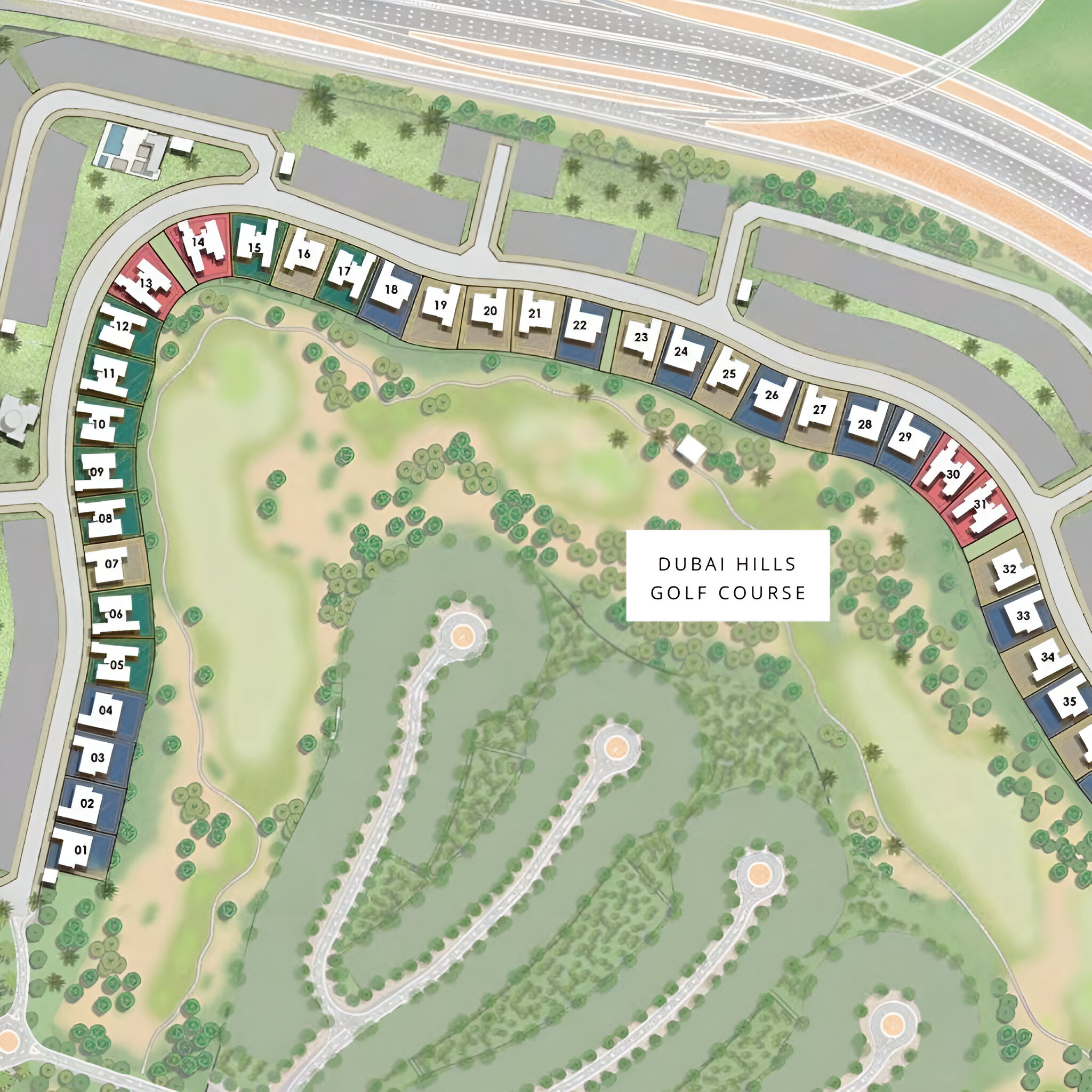 Emaar Majestic Vistas Location Image