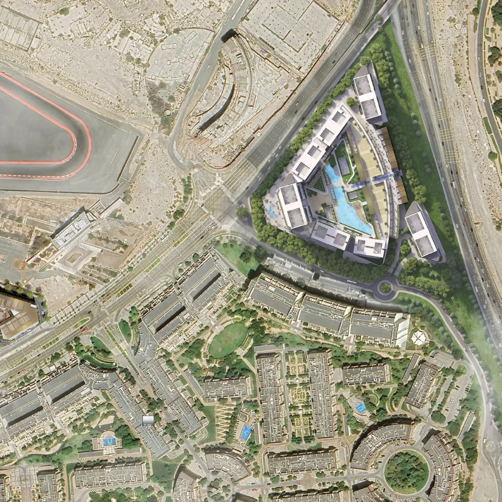 Sobha Solis Location Image